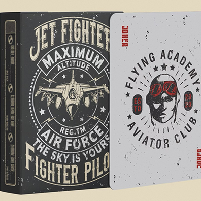 Jet Fighter Playing Cards